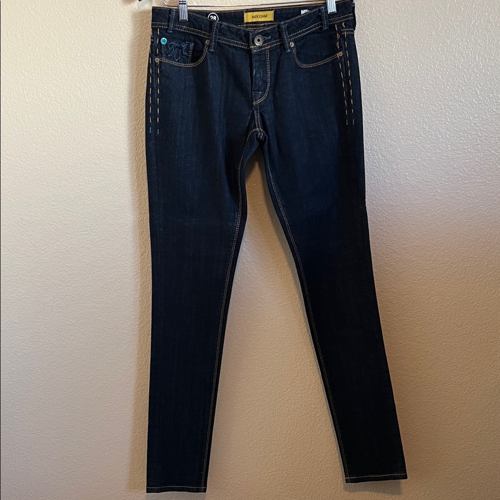 Mek Skinny Dark Blue Jeans